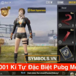 1001 kí tự đặc biệt PUBG Mobile